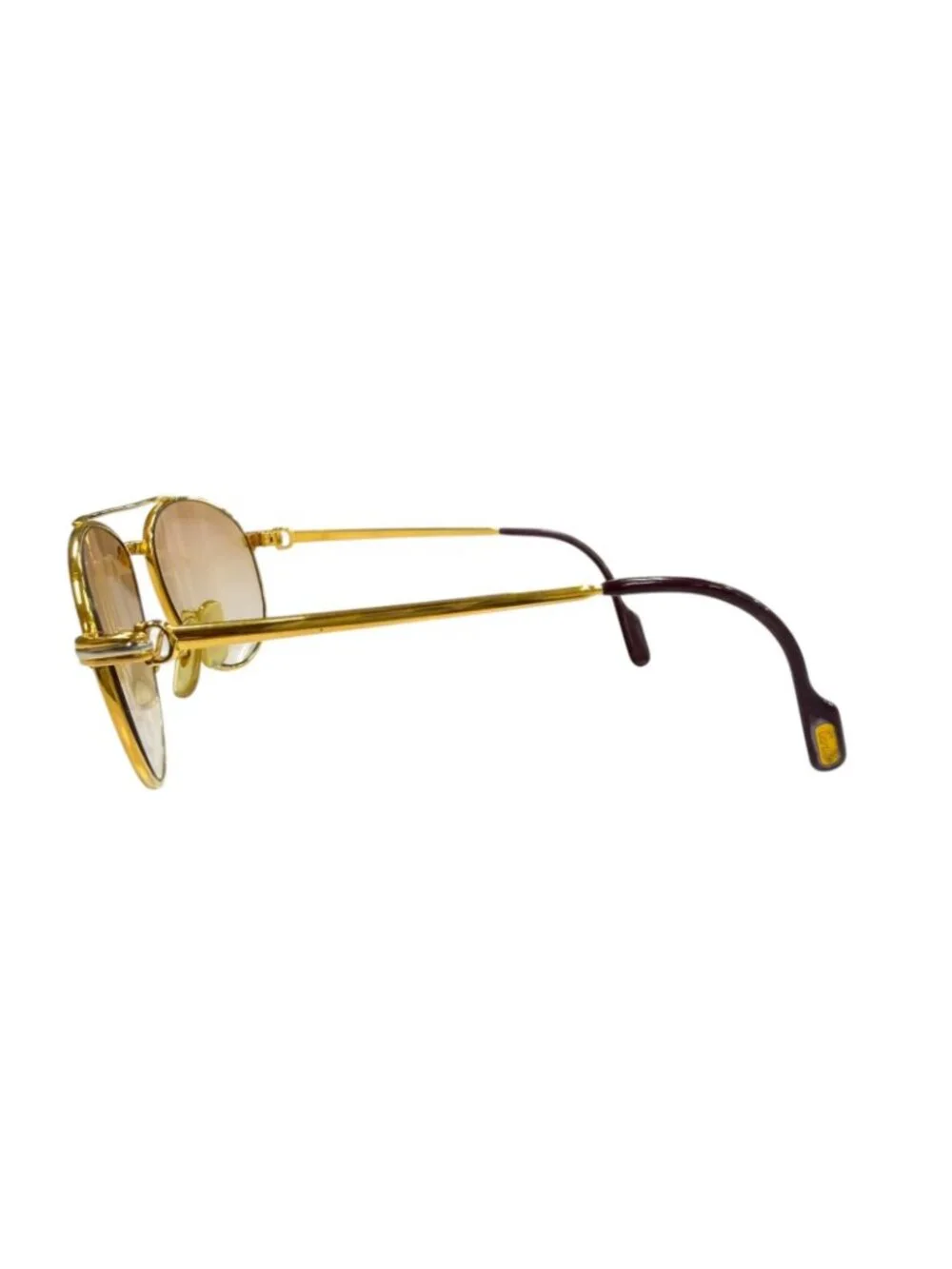 Cartier Vintage Trinity Two Bridge Teardrop Gradient Eyewear Sunglasses 54 16